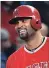  ??  ?? Albert Pujols had his 3,000th career hit on May 4.