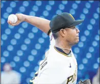  ?? Keith Srakocic The Associated Press ?? Pittsburgh starter Jose Quintana got his first win since Sept. 5, 2019. The Pirates won 5-1 at PNC Park on Monday