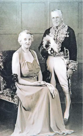  ?? ?? ⨠ Charles Williams MP and his wife Mary, who owned Caerhays Castle from 1939 to 1955. The estate’s Spring Gardens are part of the Great Gardens of Cornwall (GGOC), a group of 14 of the most historical­ly and horticultu­rally important gardens in the county. A collection of untold stories about them is now online