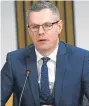  ??  ?? Scottish Government Finance Secretary Derek Mackay.