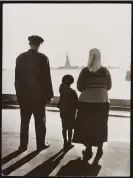  ?? ?? An immigrant family looking at Statue of Liberty from Ellis Island in 1930, used in The US and the Holocaust. Photograph: 1930.../ PBS