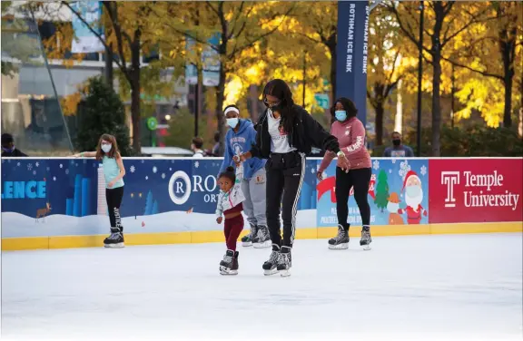  ?? PHOTO BY MATT STANLEY ?? Rothman Orthopaedi­cs Ice Rink at Dilworth Park.