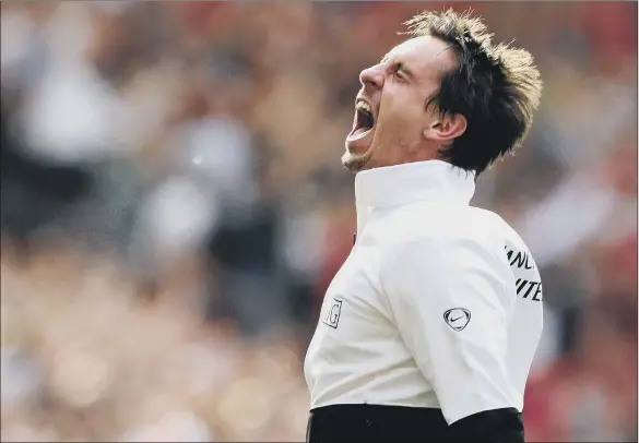  ??  ?? Gary Neville is one of the most successful English footballer­s of all time, having won a total of 20 trophies, including eight Premier League titles and two Champions League titles.