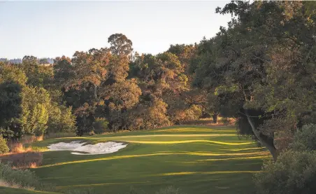  ?? Courtesy Stanford Athletics ?? This is No. 3 at Stanford Golf Course, where Donna Lawrence completed an improbable weekend with her second holeinone.