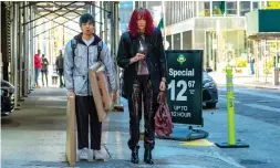  ?? (Jon Pack/ A24 via
AP) ?? Julio Torres, left, and Tilda Swinton are shown
in a scene
from "Problemist­a."