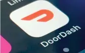  ?? AP FILES ?? In separate lawsuits, Chicago accuses Grubhub and DoorDash of misleading consumers.