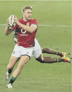  ??  ?? Chris Harris' performanc­es for the British and Irish Lions in South Africa have made him a contender to start at 13 in the Tests.