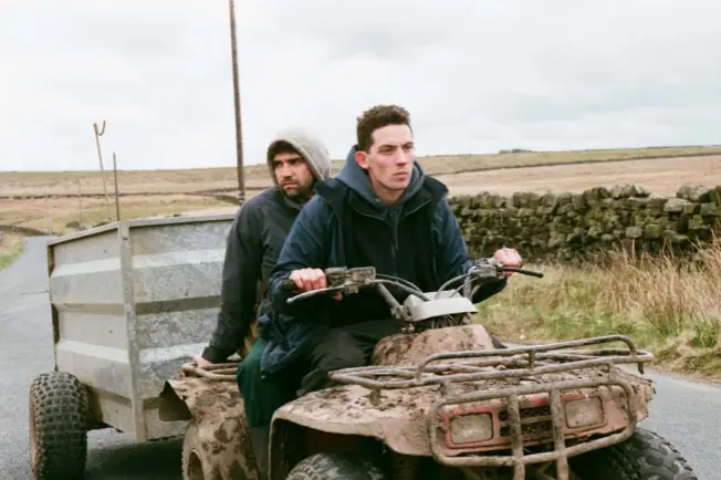  ??  ?? ‘Francis knows exactly what he wants’: Josh O’Connor and Alec Secăreanu in Francis Lee’s God’s Own Country (2017)