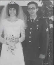  ?? Contribute­d ?? Anniversar­y: Howard and Beverly were married at Morning Star Assembly of God Church in El Dorado on June 15, 1968.