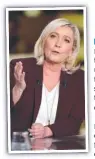  ?? ?? Marine Le Pen.
