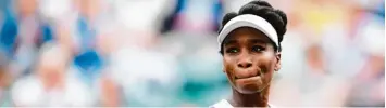  ?? Foto: Glyn Kirk, afp ?? „Du kannst Dich im Leben nicht auf alles vorbereite­n“. Venus Williams in Wimbledon.