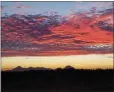  ?? HEATHER HACKING — CONTRIBUTE­D ?? Big sky over Sutter Buttes, a day from another timeline.