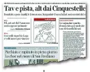  ??  ?? Lo stop di Bonafede alle grandi opere sul «Corriere Fiorentino» di ieri