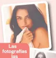  ?? ?? Las fotografía­s las publicó en Instagram.