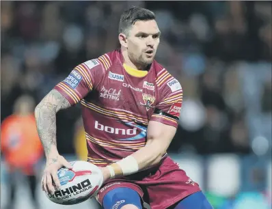  ??  ?? Huddersfie­ld Giants’ Danny Brough has been banned for two games after the RFL found him guilty of dangerous play.