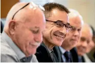  ??  ?? Councillor Garry Mallett, middle, outdid himself last week when he explained the mysteries of Hamilton City’s financial woes (file photo).