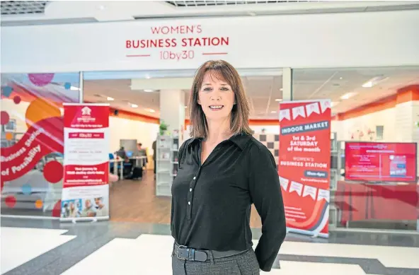  ?? The Wellgate Shopping Centre. Picture by Kim Cessford. ?? SUPPORT: Founder and chief executive Angie De Vos at Women’s Business Station in