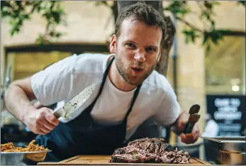  ??  ?? Party time:
Andy Waugh of Mac & Wild will be serving up MacDuff Beef short-ribs and Portmahoma­ck Pork shoulder in Devonshire Square every Friday this month