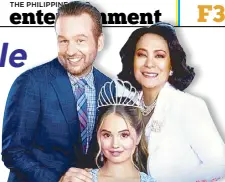  ??  ?? From left: Dallas Roberts, Debby Ryan and Gloria Diaz