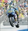  ?? FOTO: AP ?? Rossi Test Yamaha en Misano