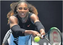  ??  ?? Serena Williams: came through stiff test.