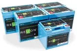  ?? ?? Some LFP batteries come with an internal battery management system (BMS), like this range from RELION, although it may be best to fit an external BMS