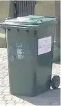  ?? Green bins will be charged for collection ??