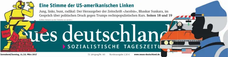  ?? Grafiken: Elemente aus den Titelseite­n von »Jacobin« ??