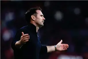  ?? (PA) ?? Frank Lampard has left Everton on the brink of a relegation to the Championsh­ip that they can i ll- afford