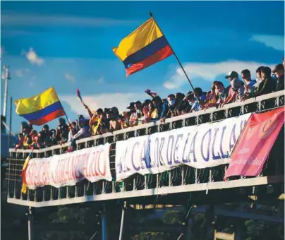  ?? / Gustavo Torrijos ?? El Portal de las Américas acogió una olla comunitari­a y varias manifestac­iones artísticas.