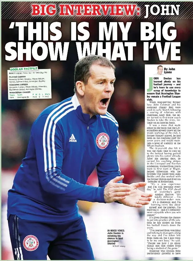 JOHN ‘THIS IS MY BIG SHOW WHAT I’VE CHANCE TO LEARNED’ PressReader