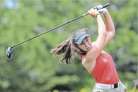  ?? BOB TYMCZYSZYN TORSTAR ?? Megan Miron of Binbrook won the Niagara District Junior Golf Tour under-19 girls title after shooting an 80 at Beechwood Golf and Country Club on Monday.