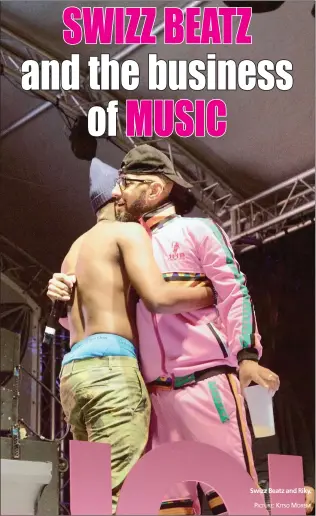  ?? PICTURE: KITSO MOREMI ?? Swizz Beatz and Riky.