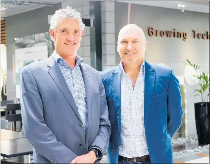  ?? Photo / Supplied ?? Te Waka CEO Michael Bassett-Foss (left) and COO Harvey Brookes.