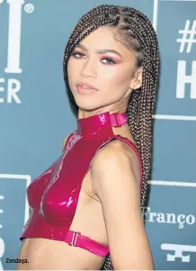  ??  ?? Zendaya.