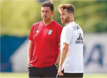  ??  ?? Rui Vitória já lançou Rafa, durante a pré-época, nos dois flancos do ataque