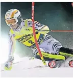  ?? FOTO: DPA ?? Linus Straßer beim Slalom in Madonna Di Campiglio.