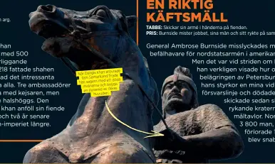  ??  ?? Djingis khan erövrade När firade byn Samarkand att döda han segern med invånarna och bygga en pyramid av deras huvuden.