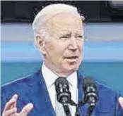  ?? ?? US President Joe Biden