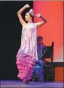  ?? ASSOCIATED PRESS ?? Flamenco dancer Emi Grimm performs during a show at Tablao Flamenco in Albuquerqu­e, New Mexico.