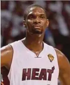  ??  ?? Chris Bosh