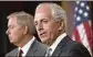  ?? ASSOCIATED PRESS ?? President Trump gave Sen. Bob Corker (right), a new nickname — “Liddle Bob.”