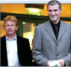  ??  ?? old pals: Strachan (left) signed Keane