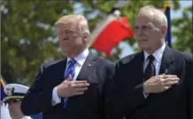  ?? SUSAN WALSH, THE ASSOCIATED PRESS ?? Donald Trump, left, stands with John Kelly, former Homeland Security boss and now White House chief of staff. Catharine Lucey writes that Kelly’s job will be to get a chaotic White House on track.