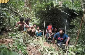  ?? ?? a scene from the Vr project To Enter The Forest by Zarif Ismail and mahen bala, which takes viewers deep into the malaysian jungles to learn about the batek tribe.