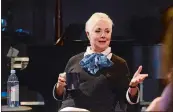  ?? A. VINCENT SCARANO SPECIAL TO THE DAY ?? Shirley Jones takes part in a forum with Cabaret & Performanc­e Conference attendees Saturday at the Eugene O’Neill Theater Center.