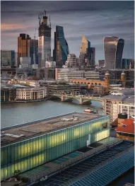  ??  ?? Far left
FROM TATE MODERN
Take care when framing your rooftop compositio­ns. Keep an eye on the corners, and look out for quirky details