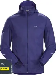  ??  ?? PESO: 125 g arcteryx.com