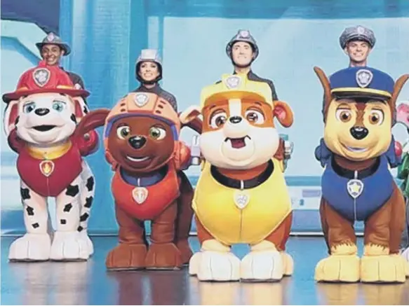  ?? ?? Paw Patrol Live! is coming to a theatre near you