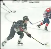  ?? Submitted photo ?? Pictured: Brody Kalbrener streaks through the neutral zone Saturday vs. Bismarck Capitals